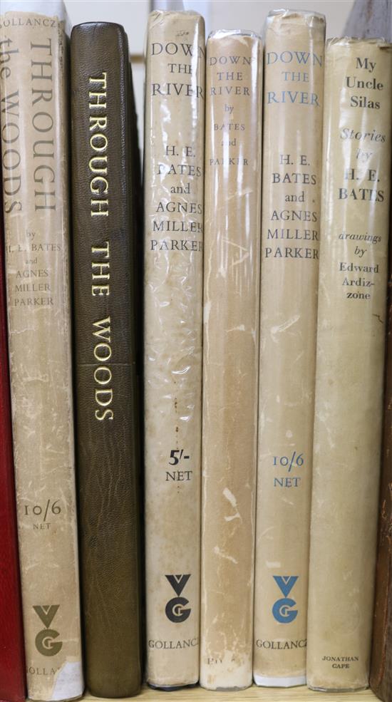 Bates, H.E. - Through The Woods ... with 73 engravings on wood by Agnes Miller Parker, 1st edition,